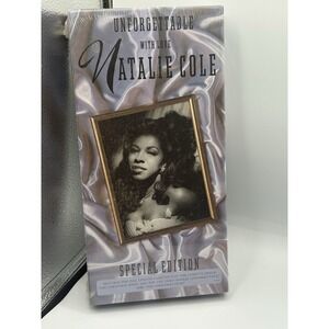 UNFORGETTABLE With Love NATALIE COLE Special Edition Box Set 2 CDs 1 VHS. Sealed